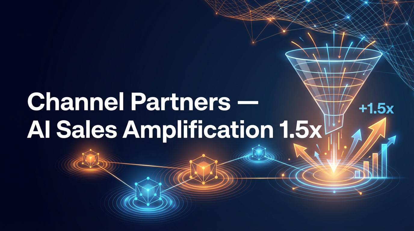 Channel Partners & AI-Driven Sales Amplification: Grow Sales 1.5x Faster Than Siloed Approaches
