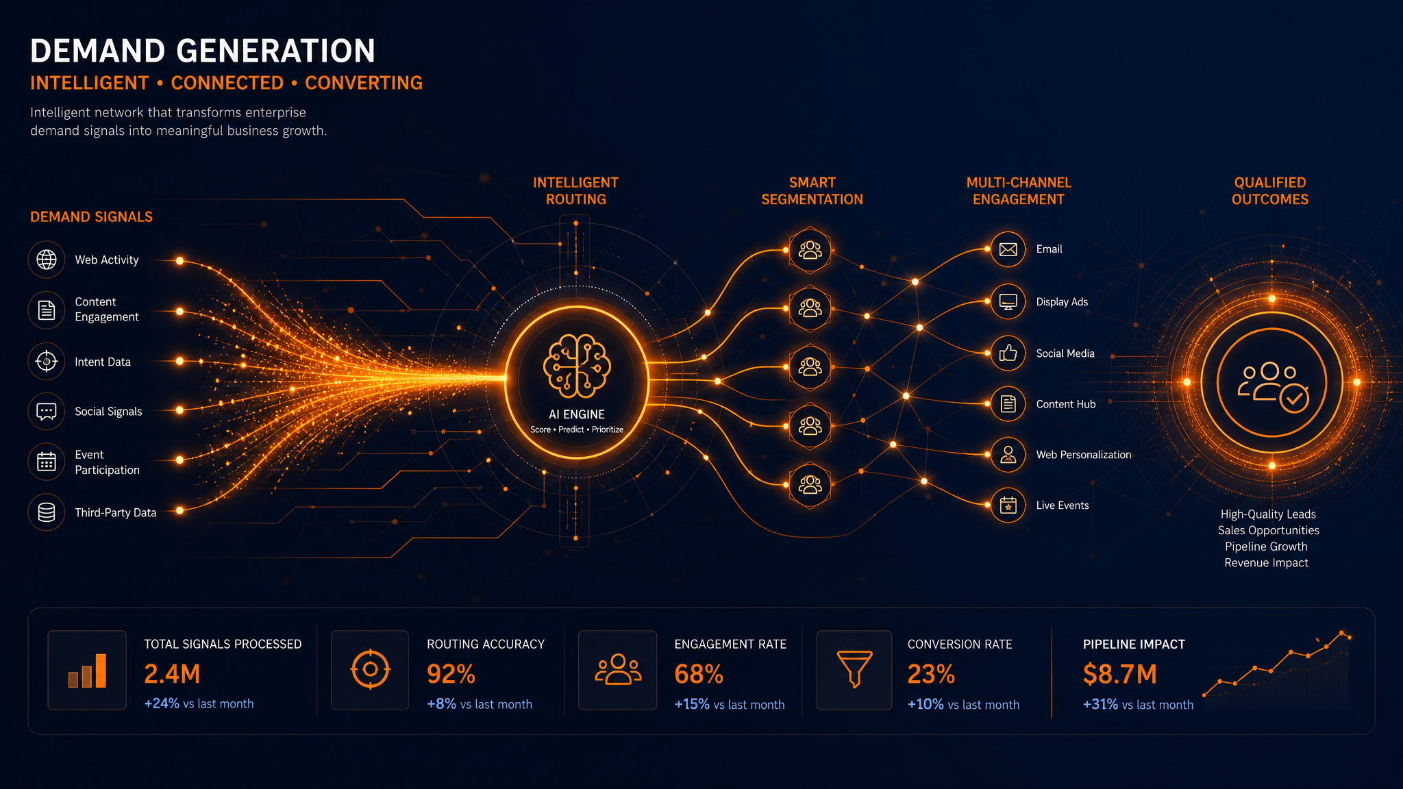 AI-Driven Demand Generation via Smart Collaborative Networks