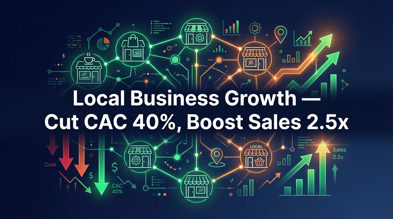 Local Business Growth with AI Ecosystems: Cut CAC by 40 Percent, Increase Repeat Sales 2.5x