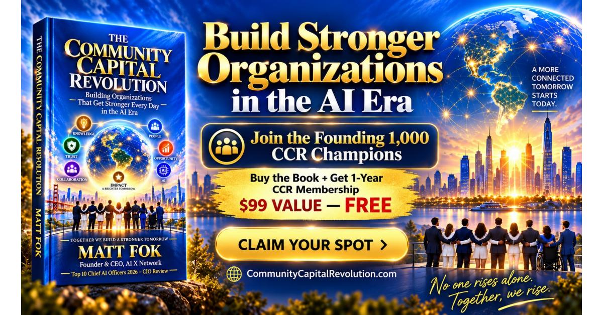 The Community Capital Revolution: A New Model for Shared Prosperity in the AI Era — press release image