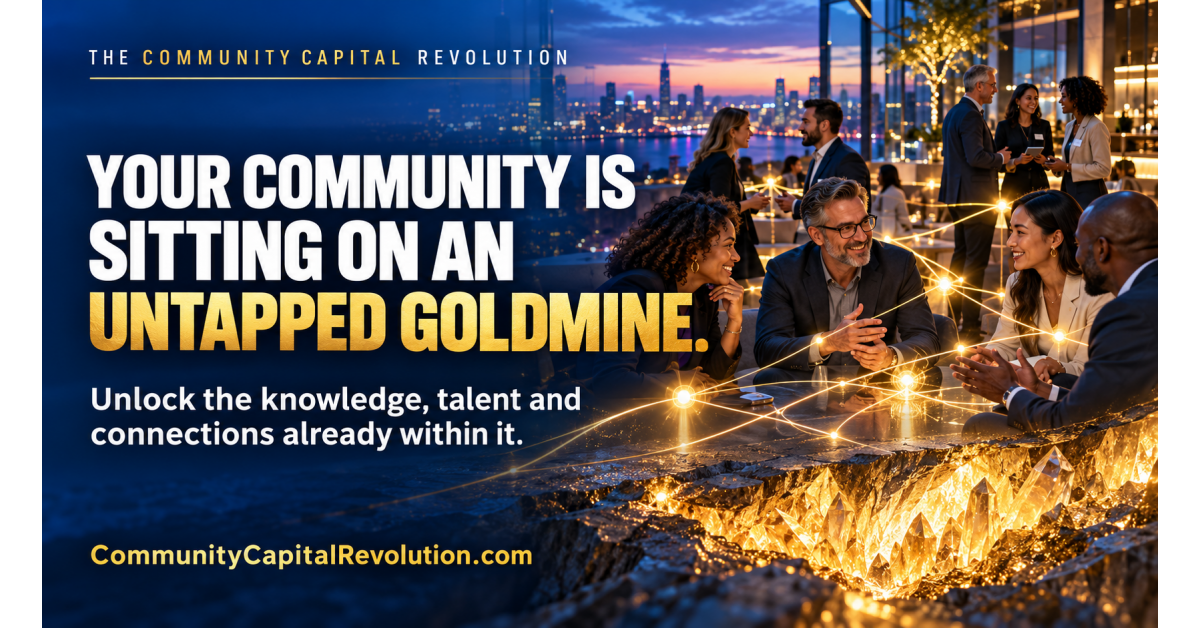 The Community Capital Revolution Helps Leaders Unlock the Untapped Goldmine in Their Communities — press release image