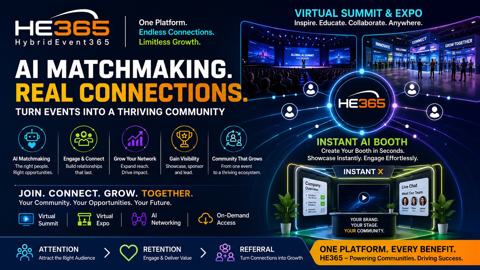 HybridEvent365 Launches AI-Powered Community Platform for Year-Round Engagement — press release image